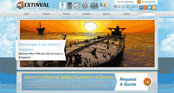 Desktop Screenshot of extinval.com